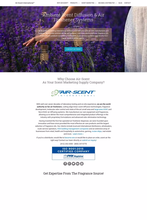 Air-Scent-International Homepage 1440px