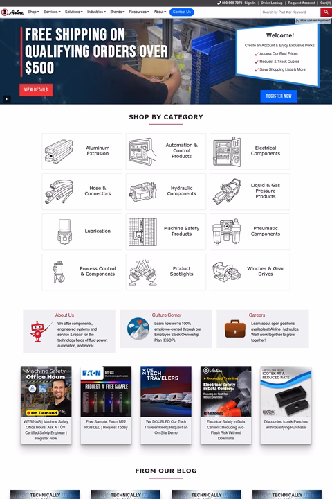 Airline-Hydraulics Homepage 1440px