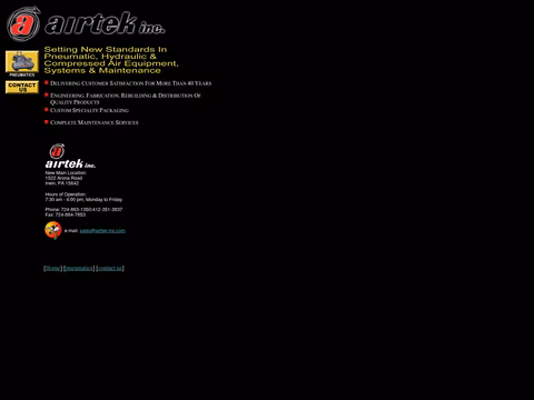 Airtek-Inc Homepage 1440px
