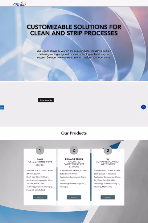 Akrion-Technologies Homepage 1440px