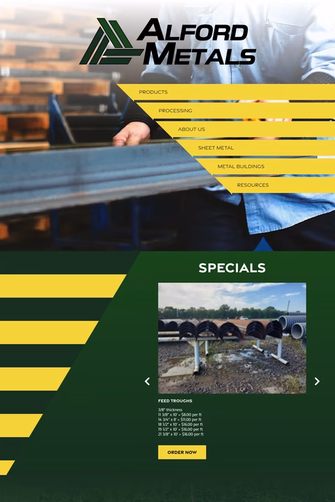 Alford-Metals Homepage 1440px