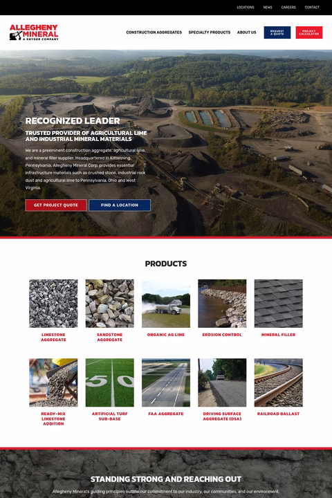 Allegheny-Mineral Homepage 1440px