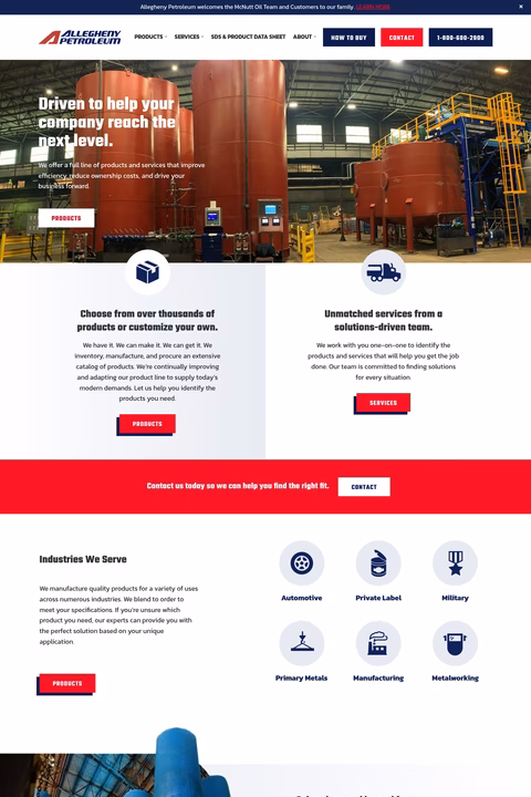 Allegheny-Petroleum Homepage 1440px