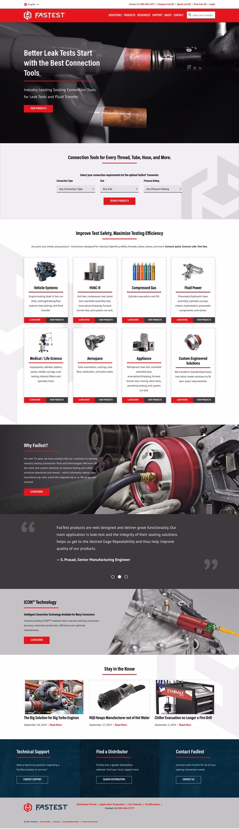 Fastest Inc Homepage 1440px
