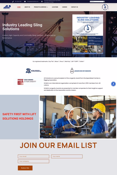 Alp-Industries Homepage 1440px