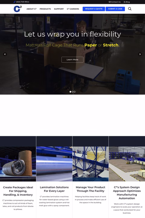 C3 Corporation Homepage 1440px