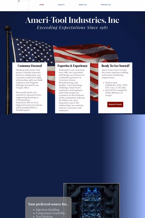 Ameri-Tool-Industries Homepage 1440px