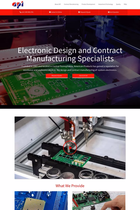American-Products-Inc Homepage 1440px