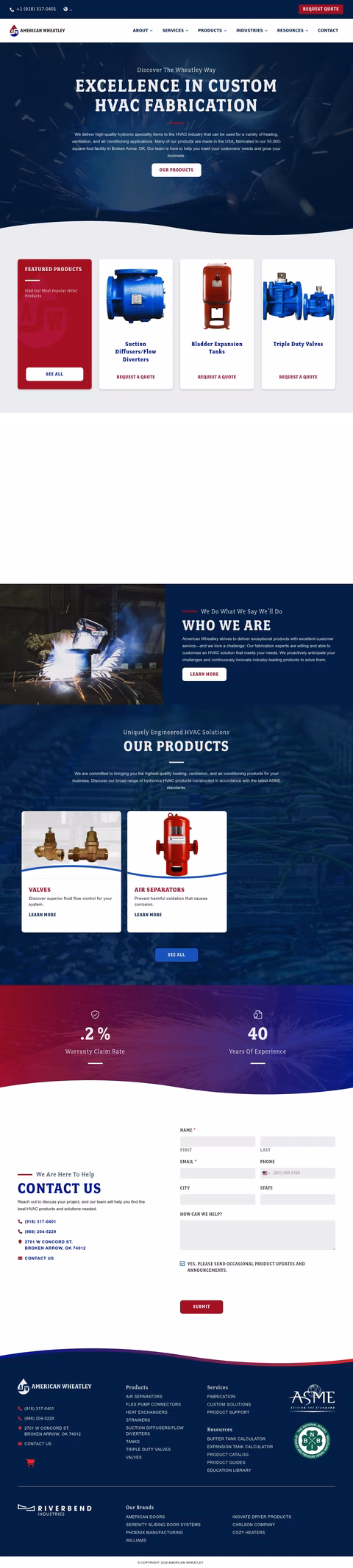 American-Wheatley Homepage 1440px