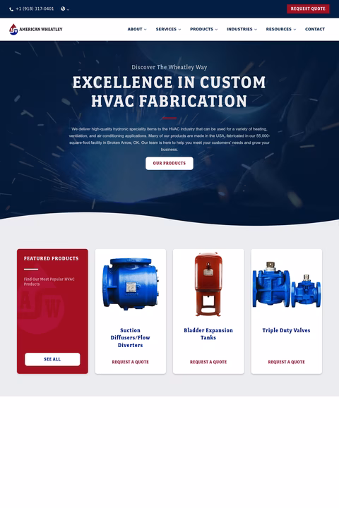American-Wheatley Homepage 1440px