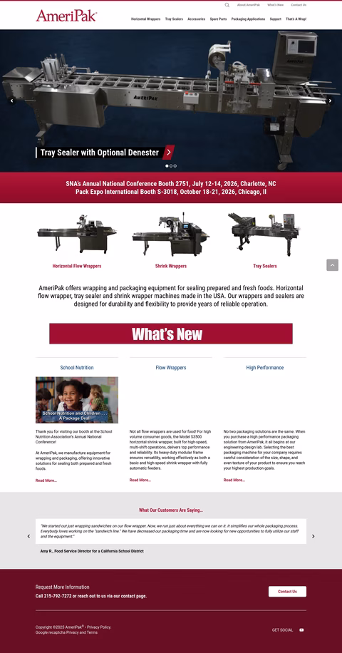 Ameripak-Packaging-Equipment Homepage 1440px