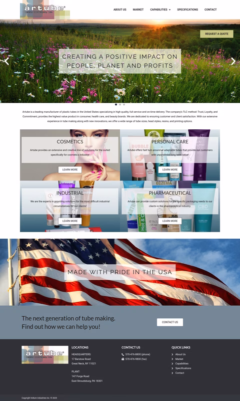 Artube Homepage 1440px