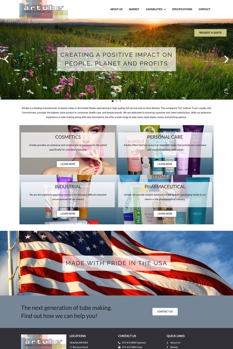 Artube Homepage 1440px