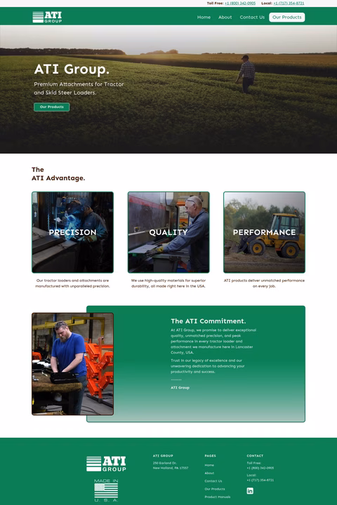 Ati-Group Homepage 1440px