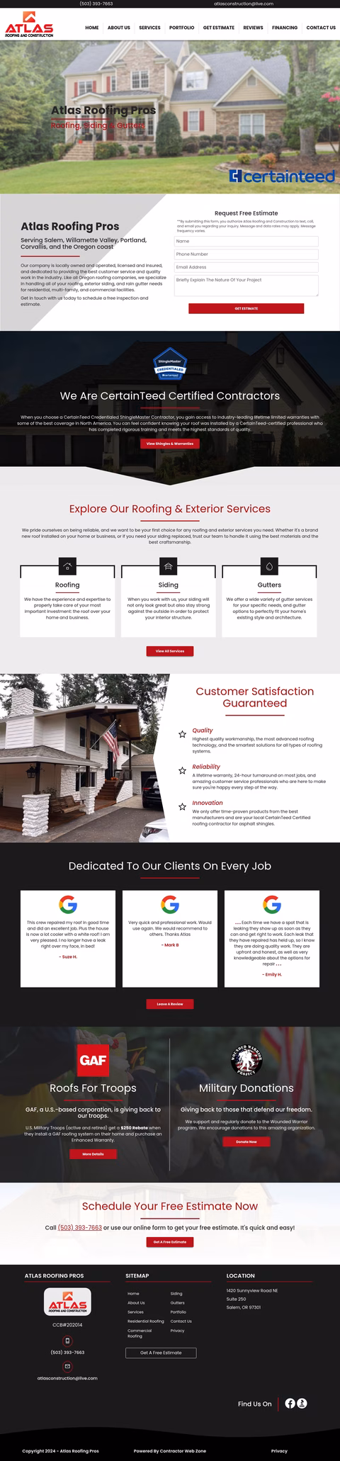 Atlas-Roofing-Construction Homepage 1440px