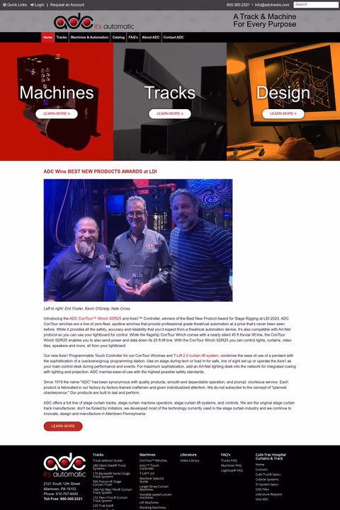 Automatic-Devices-Company Homepage 1440px