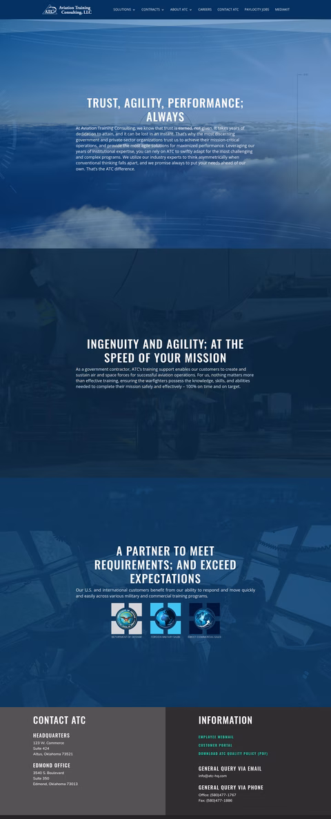 Aviation-Training-Consulting Homepage 1440px