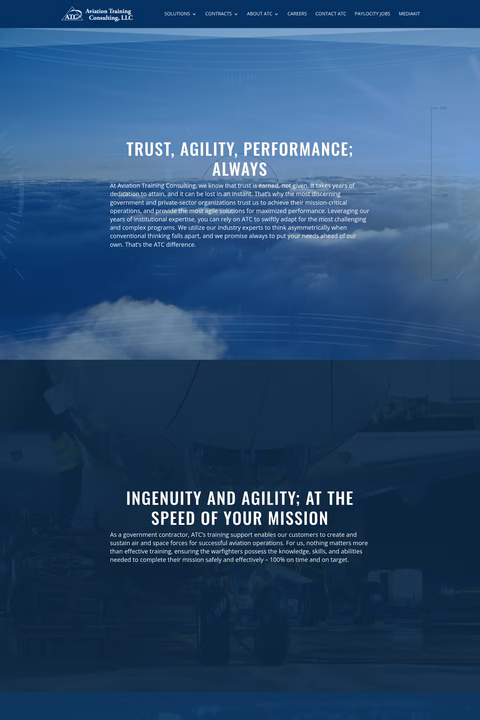 Aviation-Training-Consulting Homepage 1440px