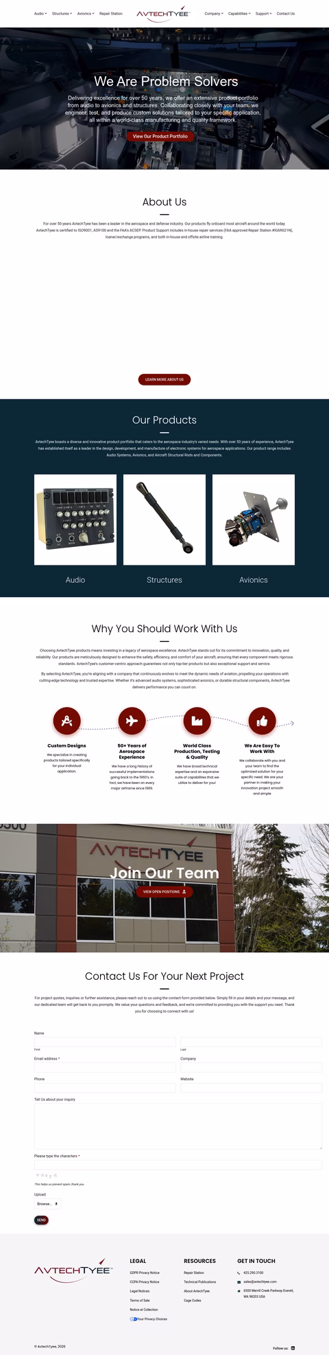 Avtechtyee Homepage 1440px