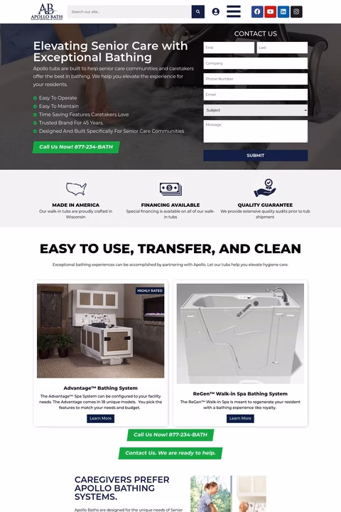 Apollo Corporation Homepage 1440px