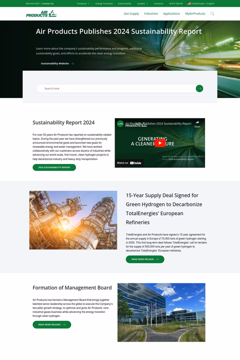 Air Products Homepage 1440px