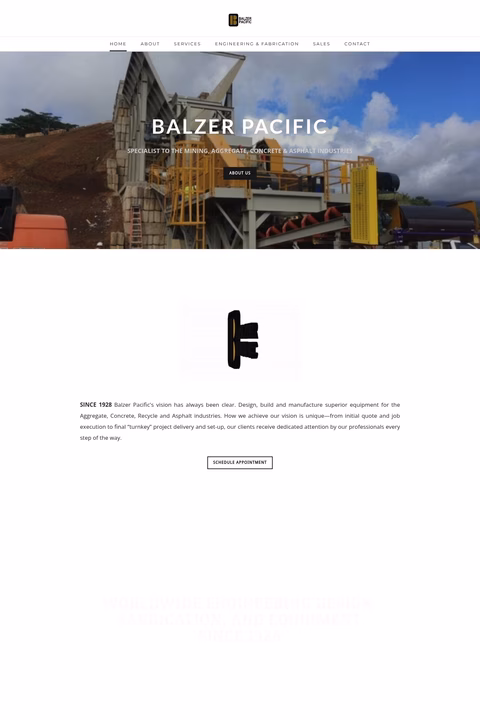 Balzer-Pacific-Equipment Homepage 1440px