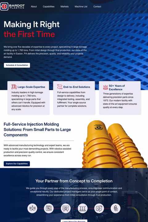 Bardot-Plastics Homepage 1440px