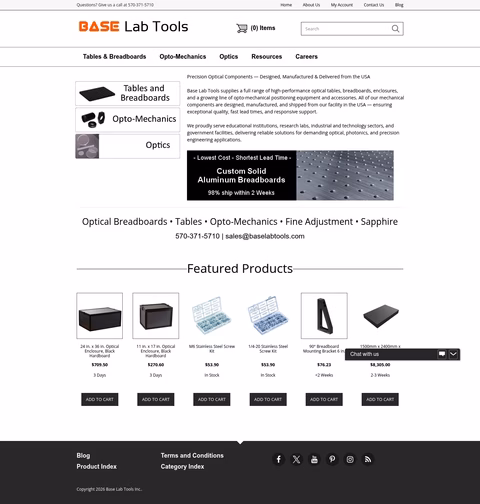Base-Lab-Tools Homepage 1440px