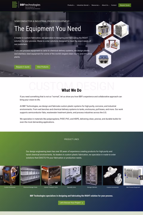 Bbf-Technologies Homepage 1440px