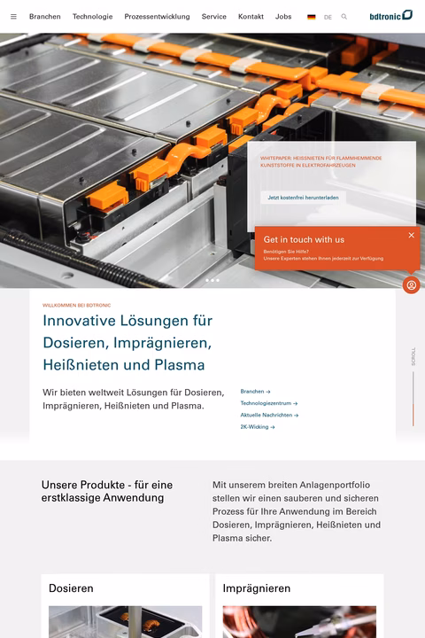 Bdtronic Homepage 1440px