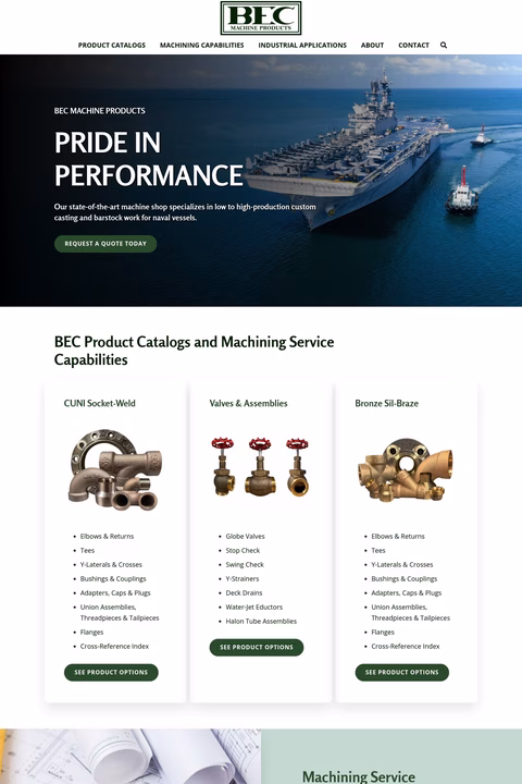 Bec-Machine-Products Homepage 1440px