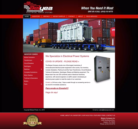 Belyea-Power Homepage 1440px