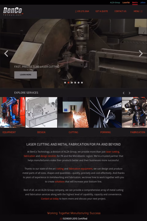 Benco-Technology Homepage 1440px