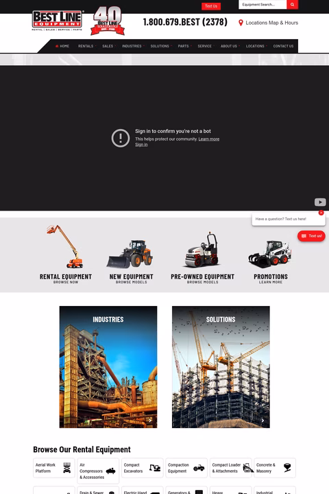Best-Line-Equipment Homepage 1440px