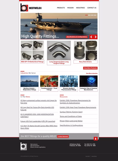 Bestweld Homepage 1440px