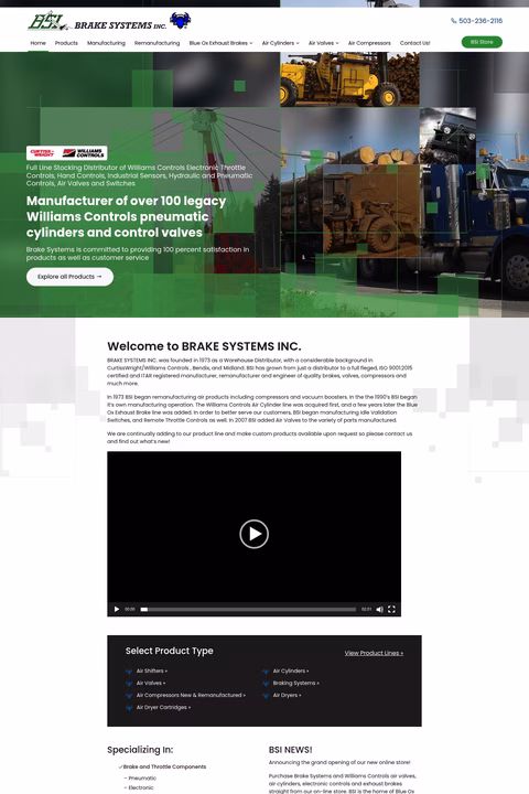Brake-Systems-Inc Homepage 1440px