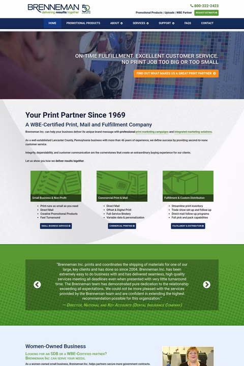 Brenneman-Printing Homepage 1440px