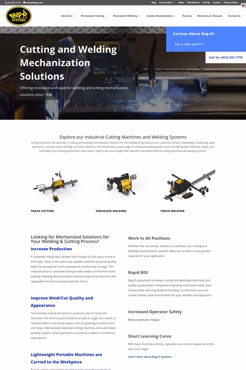 Bug-O-Systems Homepage 1440px