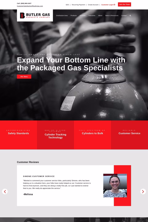 Butler-Gas-Products-Company Homepage 1440px
