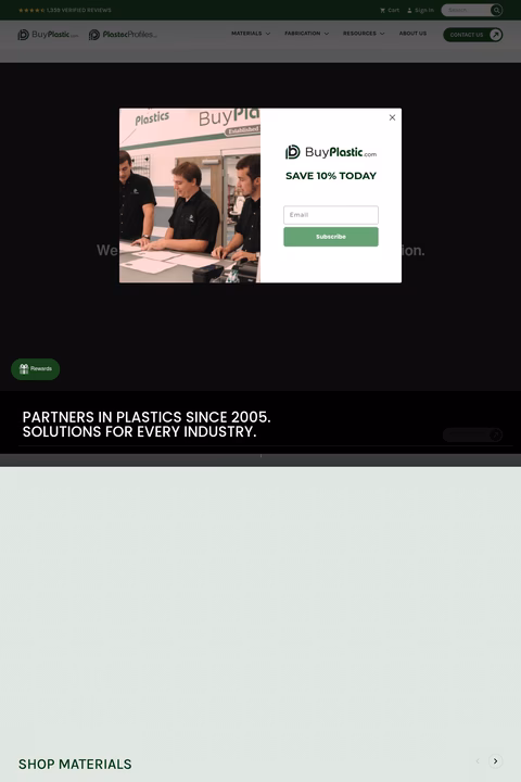 Buyplastic Homepage 1440px