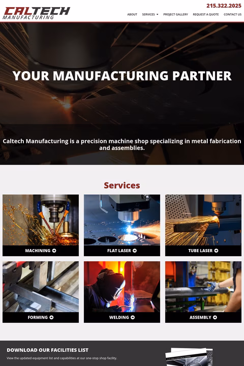 Caltech-Manufacturing Homepage 1440px