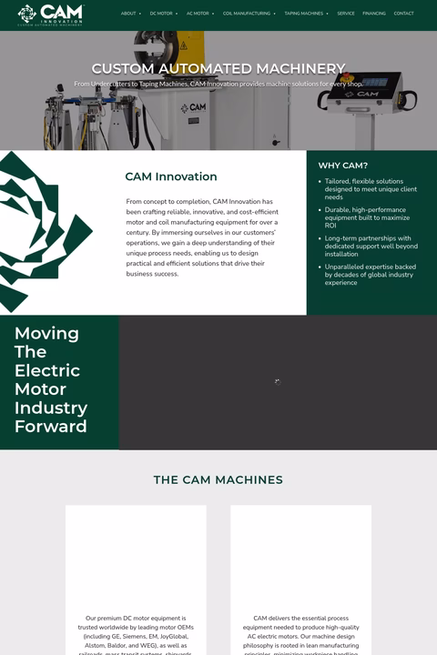 Cam-Innovation Homepage 1440px