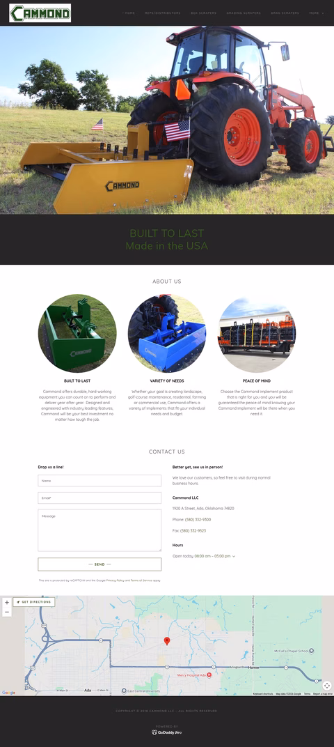 Cammond Homepage 1440px