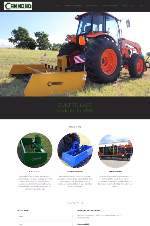 Cammond Homepage 1440px