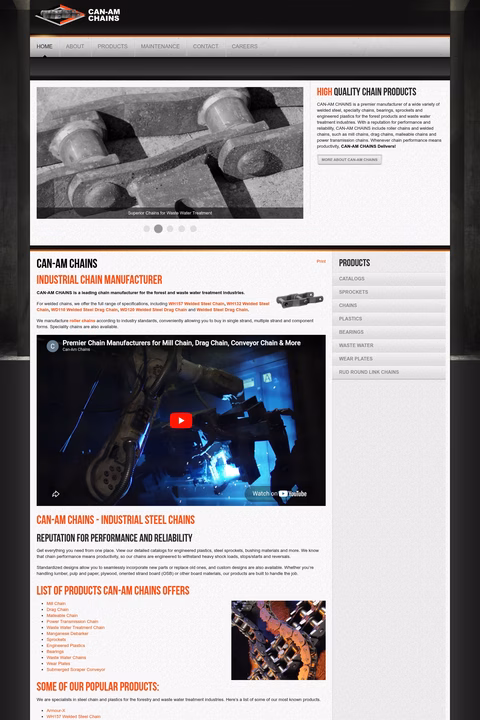 Can-Am-Chains Homepage 1440px