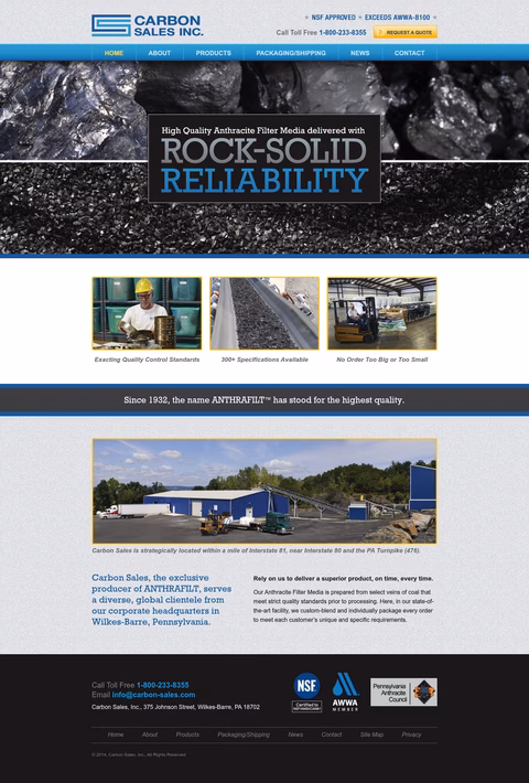 Carbon-Sales-Inc Homepage 1440px