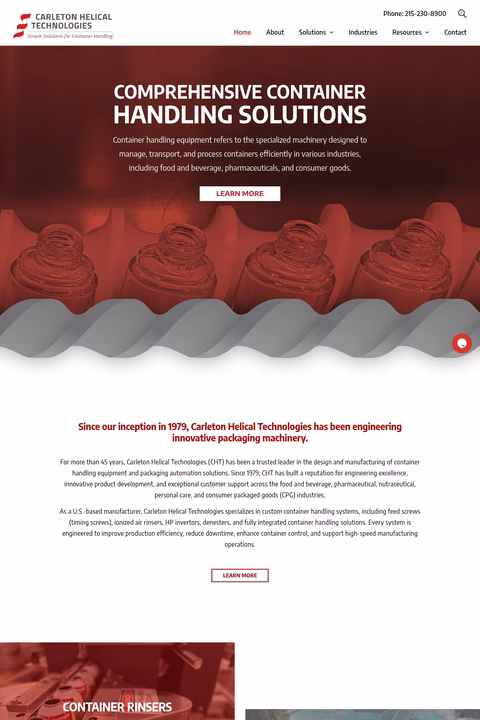 Carleton-Helical-Technologies Homepage 1440px