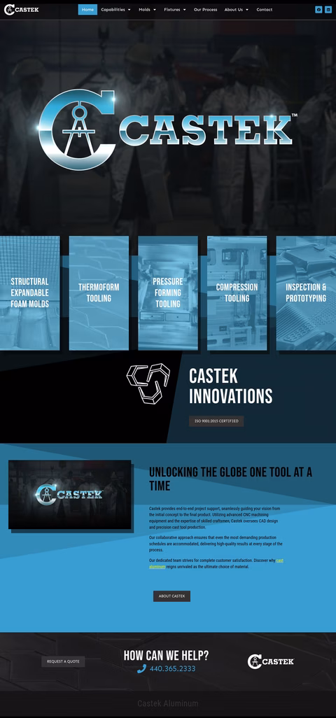 Castek Homepage 1440px