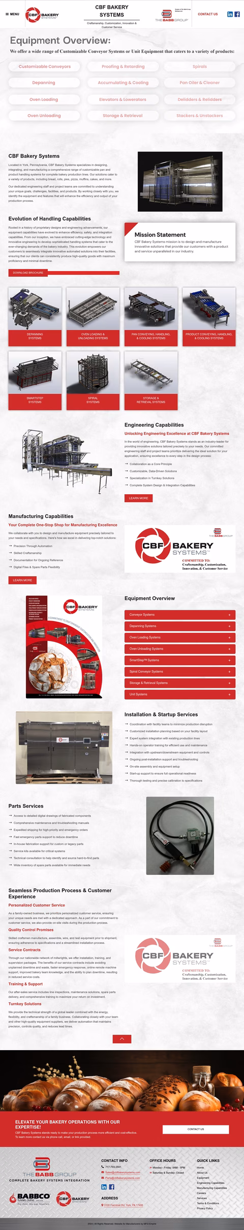 Cbf-Bakery-Systems Homepage 1440px
