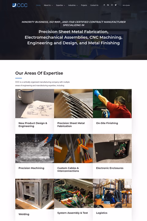 Ccc-Engineering-Contract-Manufacturing Homepage 1440px